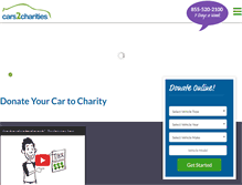 Tablet Screenshot of cars2charities.org